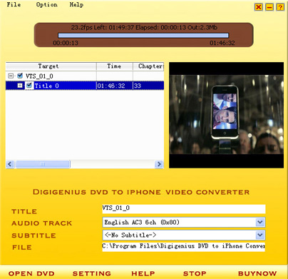 Digigenius DVD to iPhone Converter icon